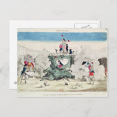 Freiheit, die Statue der Beststen zu stürzen Postkarte (Vorne/Hinten)