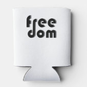 Freiheit Dosenkühler (Rückseite)