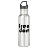 Freiheit Edelstahlflasche (Vorderseite)