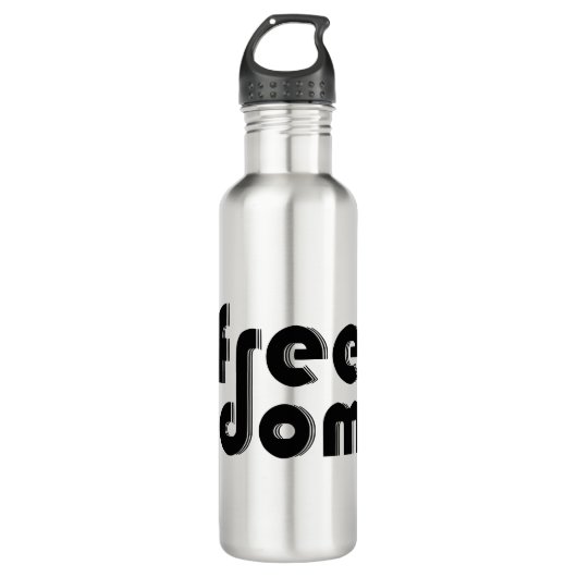 Freiheit Edelstahlflasche (Vorderseite)