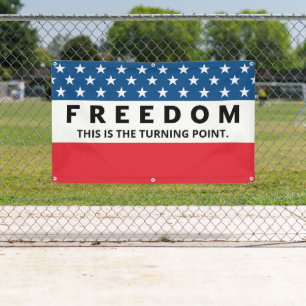 Freiheit ein echter Patriot Banner