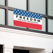 Freiheit ein echter Patriot Banner (Äußeres Gebäude)