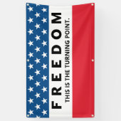 Freiheit ein echter Patriot Banner (Vertikal)