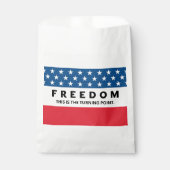 Freiheit ein echter Patriot Geschenktütchen (Vorderseite)
