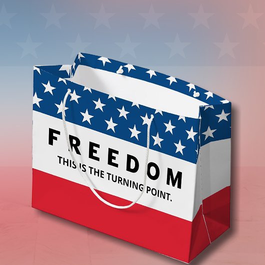 Freiheit ein echter Patriot Große Geschenktüte