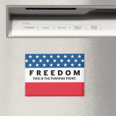 Freiheit ein echter Patriot Magnet (In Situ (Geschirrspüler))