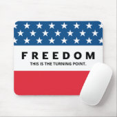 Freiheit ein echter Patriot Mousepad (Mit Mouse)