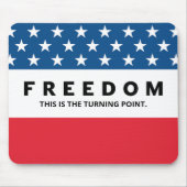 Freiheit ein echter Patriot Mousepad (Vorne)