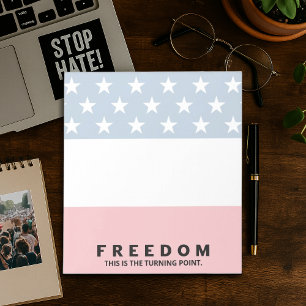 Freiheit ein echter Patriot Notizblock