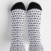 Freiheit ein echter Patriot Socken (Oben)