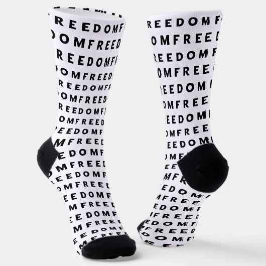 Freiheit ein echter Patriot Socken (Gewinkelt)