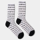 Freiheit ein echter Patriot Socken (Rechts)