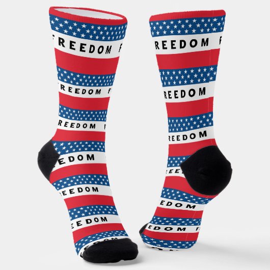 Freiheit ein echter Patriot Socken (Gewinkelt)