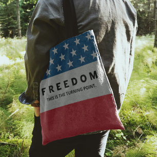 Freiheit ein echter Patriot Tasche