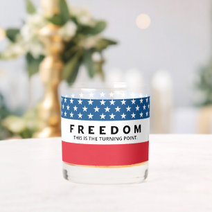 Freiheit ein echter Patriot Whiskyglas