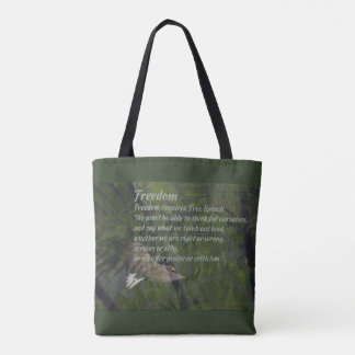 Freiheit erfordert freie tasche