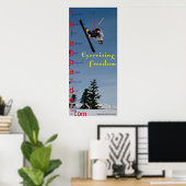 Freiheit erleben poster (Heimbüro)