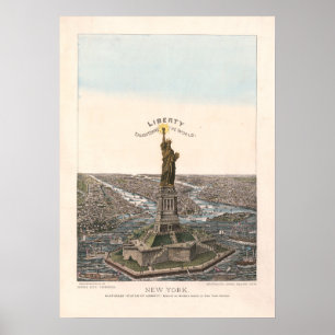 Freiheit erleuchtet die Welt Charles Magnus Poster