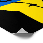 Freiheit Faust Ukraine Poster (Ecke)