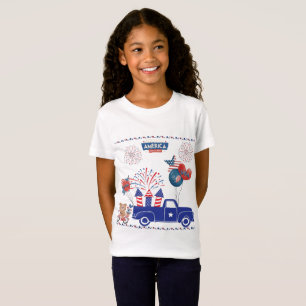 Freiheit Feuerwerk Träume weiß T-Shirt