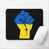 Freiheit Fist Ukraine Mousepad (Mit Mouse)