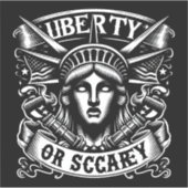 Freiheit: Freiheit oder Fürsorge Aufkleber (Vorderseite)