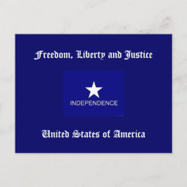 Freiheit, Freiheit und Recht Postkarte