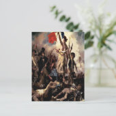 "Freiheit führt das Volk" Postkarte (Stehend Vorderseite)