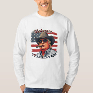 Freiheit für Amerikas Golf-Amerikaner Trump T-Shirt