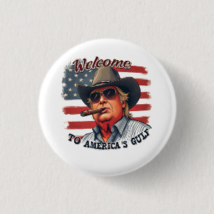 Freiheit für Amerikas Golf Amerikanischer Trump  Button