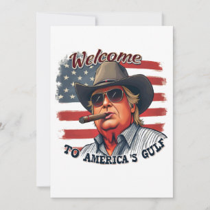 Freiheit für Amerikas Golf Amerikanischer Trump  Einladung