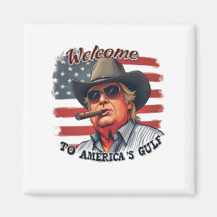 Freiheit für Amerikas Golf Amerikanischer Trump Magnet