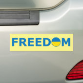 Freiheit für den T - Shirt in der Ukraine Autoaufkleber (Auf Auto)