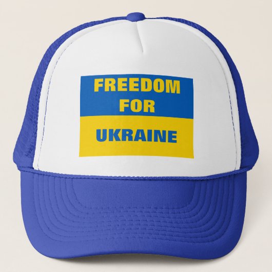 FREIHEIT FÜR DEN UKRAINE-TRUCKHAT TRUCKERKAPPE (Vorderseite)