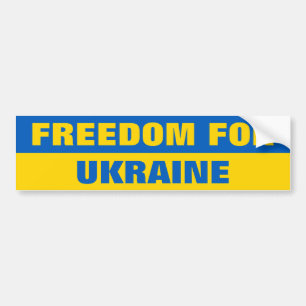 FREIHEIT FÜR DIE UKRAINE AUTOAUFKLEBER
