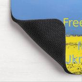 Freiheit für die Ukraine Mousepad (Ecke)
