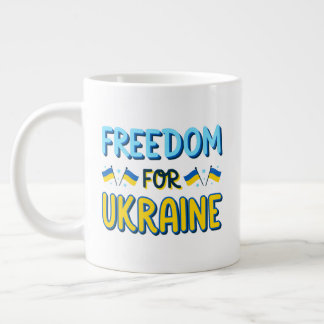 Freiheit für die Ukraine Spezialität Jumbo-Tasse