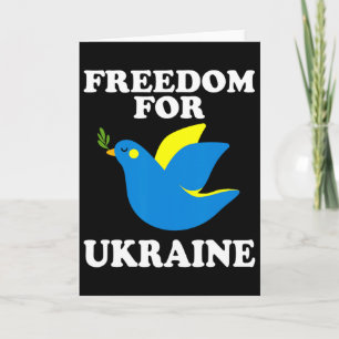 Freiheit für die Ukraine Unterstützung der Ukraine Karte