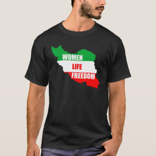 Freiheit für Frauen Iran Wir stehen mit der Frau T-Shirt