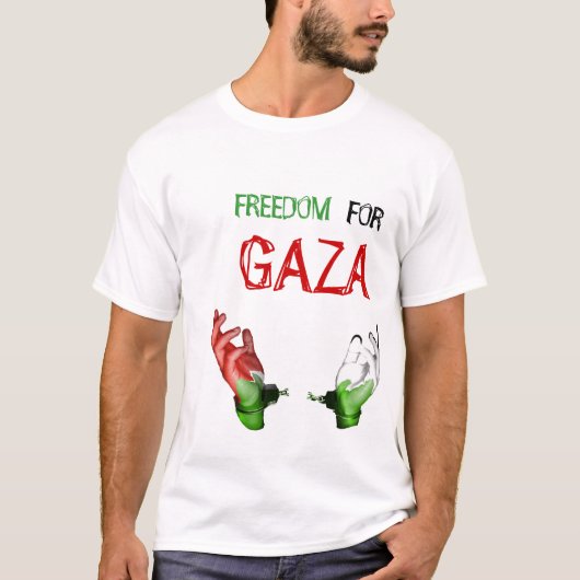 FREIHEIT, FÜR, GAZA T-Shirt (Vorderseite)