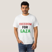Freiheit für Gaza - Völkermord T-Shirt (Vorne ganz)