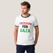 Freiheit für Gaza - Völkermord T-Shirt (Vorne ganz)