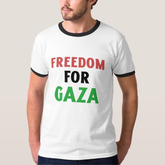 Freiheit für Gaza - Völkermord T-Shirt (Vorderseite)