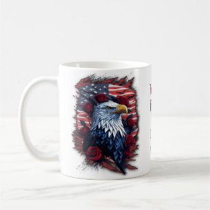 Freiheit für immer Freiheit für alle Patriotischer Kaffeetasse