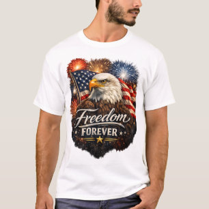 Freiheit für immer – Realistischer Weißkopfseeadle T-Shirt