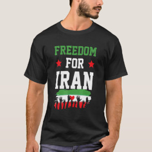 Freiheit Für Iran Freies Iran Persischer Spruch T-Shirt