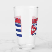 Freiheit für Kuba Glas (Links)