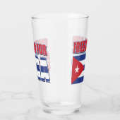 Freiheit für Kuba Glas (Rechts)