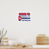 Freiheit für Kuba Poster (Küche)