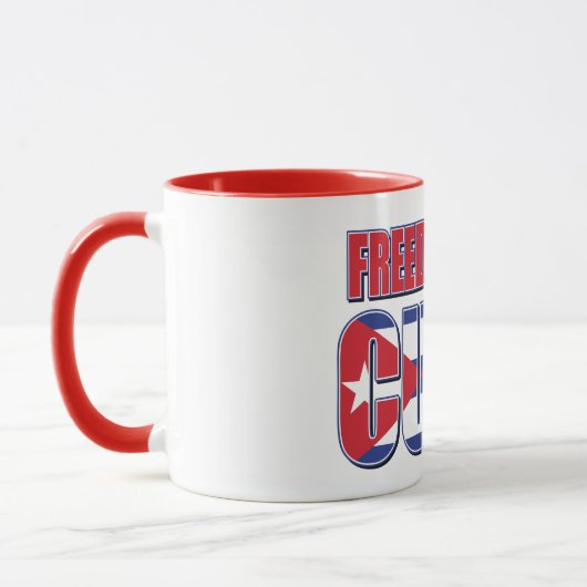 Freiheit für Kuba Tasse (Links)